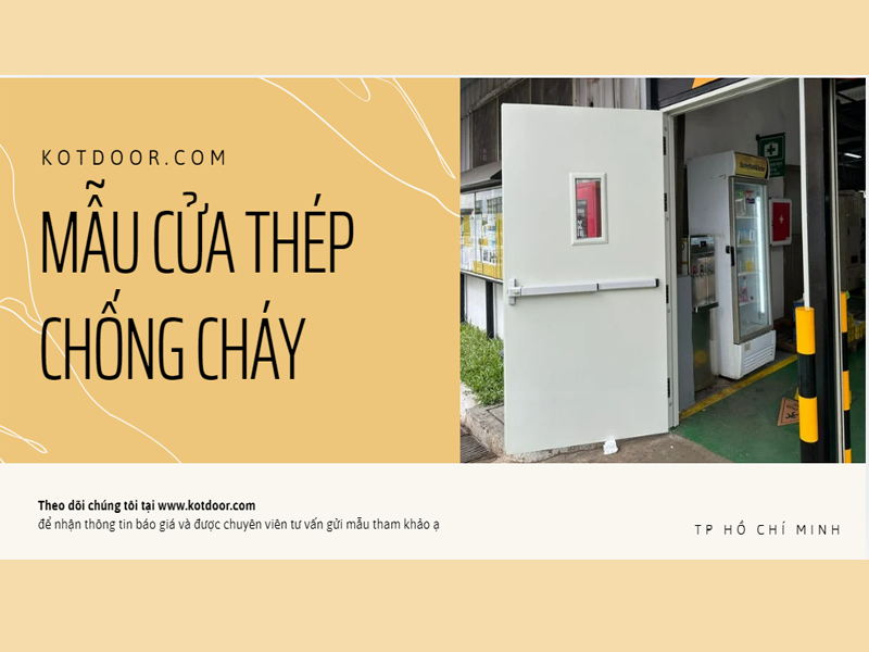 Cửa Thép Chống Cháy Tại Biên Hòa - Đồng Nai